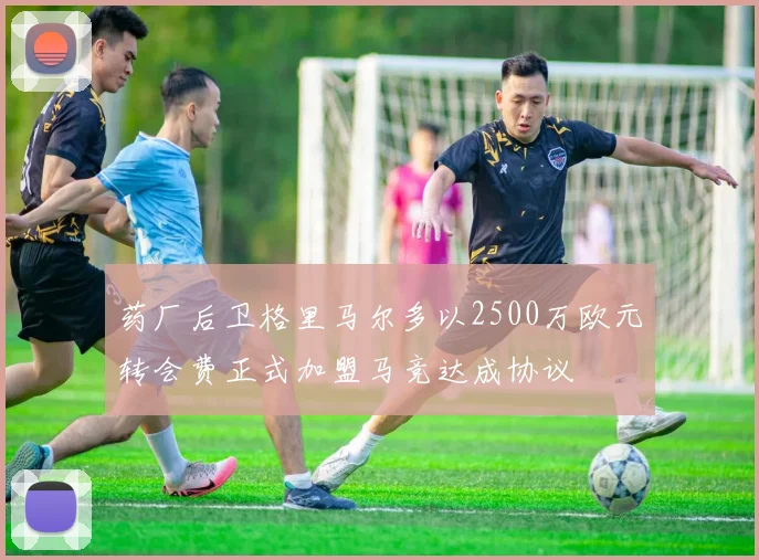 药厂后卫格里马尔多以2500万欧元转会费正式加盟马竞达成协议